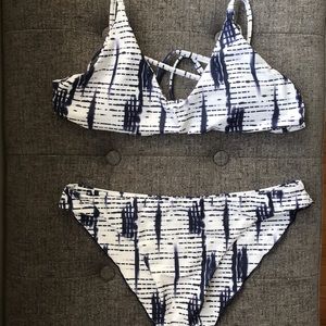Zaful Print Bikini Size L Fits like Small